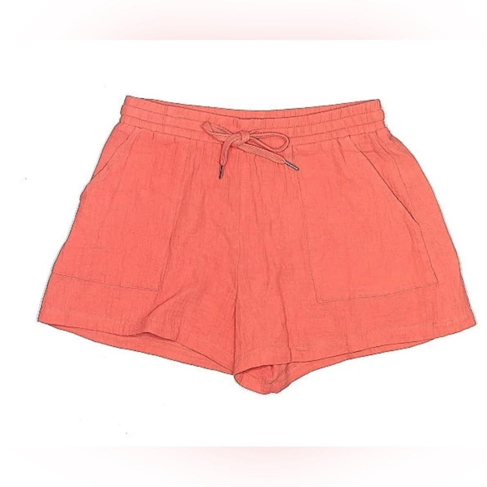 HYFVE Women’s High Waist Drawstring Coral Gauze Shorts! Size Small.